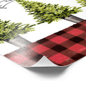 Impression Photo Ferme Fraîches Pots Noël Arbres Mur Art (Coin)