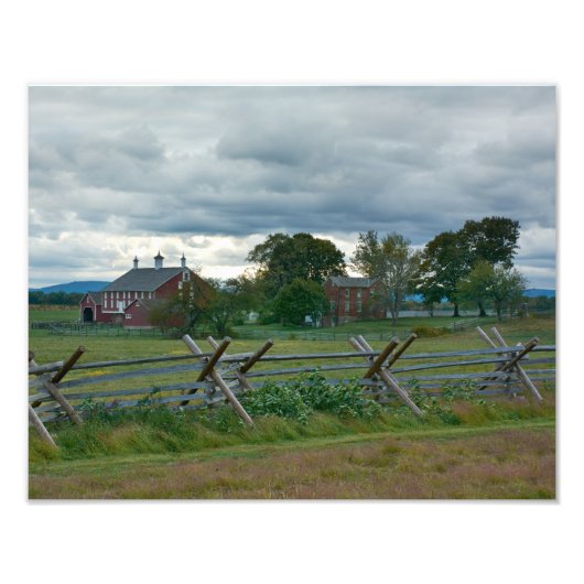 Impression Photo Ferme - Parc national de Gettysburg - PA (Devant)