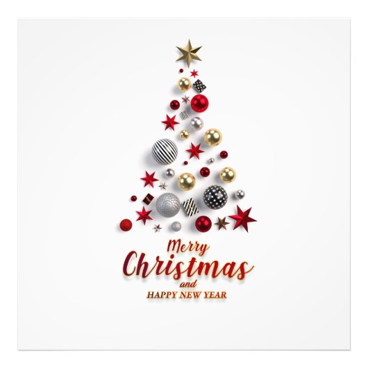 Impression Photo “Festive Tree in Snow” (Devant)