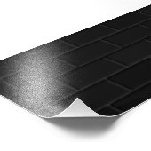 Impression Photo Fête de graduation noire moderne signant l'invité (Coin)