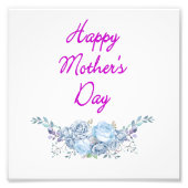 Impression Photo fête de la mère heureuse (Devant)