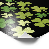 Impression Photo Fête de la Saint-Patrick Cœur Trèfle Chanceux Trèf (Coin)