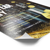 Impression Photo Fête du Nouvel An modifiable personnalisée (Coin)