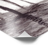 Impression Photo Fête mariage du couple d'amour parapluie rouge (Coin)