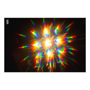 Impression Photo Feu d'artifice à travers des lunettes 3D 1