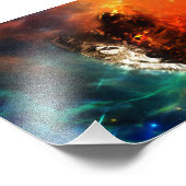 Impression Photo Feu de loup et glace (Coin)