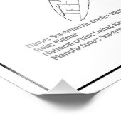 Impression Photo Feu Spitfire Supermarine - Plan d'avion BD (Coin)