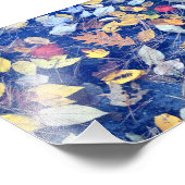 Impression Photo Feuille à la dérive (Coin)