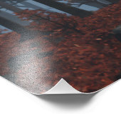 Impression photo Feuille d'hiver (Coin)