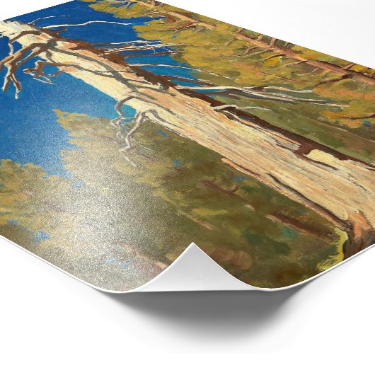 Impression Photo Feuille tombée par Maynard Dixon (Coin)