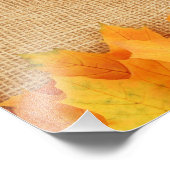 Impression Photo Feuilles d'automne (Coin)