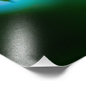 Impression Photo Feuilles d'érable vert frais (Coin)