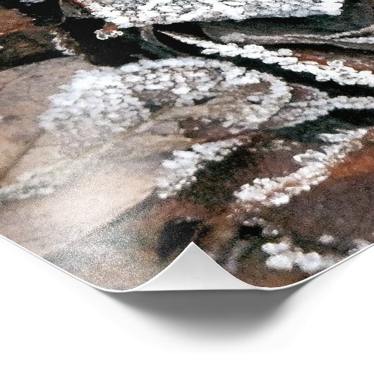 IMPRESSION PHOTO FEUILLES HIVER (Coin)