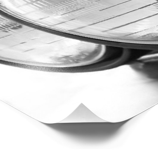 Impression Photo Feux BMW vintages (Coin)