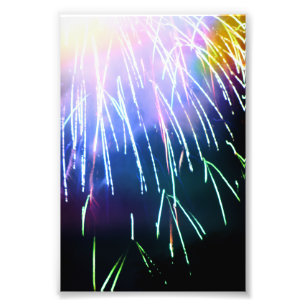 Impression Photo Feux d'artifice lumineux du 4 juillet 4x6