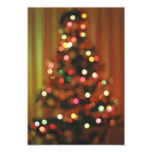 Impression Photo Feux de Noël floues