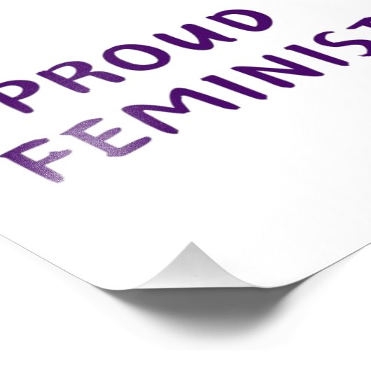 Impression Photo Fier féministe (Coin)