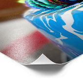 Impression Photo Fil teint à la main et à la main (Coin)