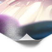 Impression Photo Fille Anime Papillon Violet Aile Lune Fée (Coin)