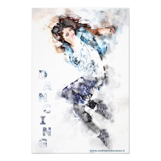 Impression Photo Fille dansante (Devant)