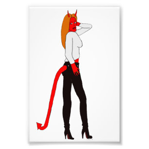Impression Photo fille diable