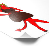 Impression Photo fille diable (Coin)