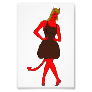Impression Photo fille diable