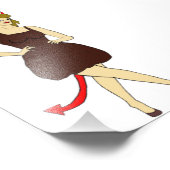 Impression Photo fille diable (Coin)