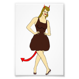Impression Photo fille diable