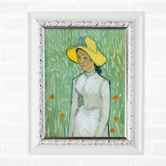 Impression Photo Fille en blanc de Vincent van Gogh