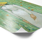 Impression Photo Fille en blanc par Vincent van Gogh (Coin)