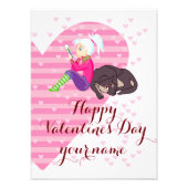 Impression Photo Fille Être amoureuse (Devant)