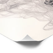 Impression Photo Fille exotique sur un canapé (Coin)