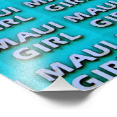Impression Photo fille maui green (Coin)
