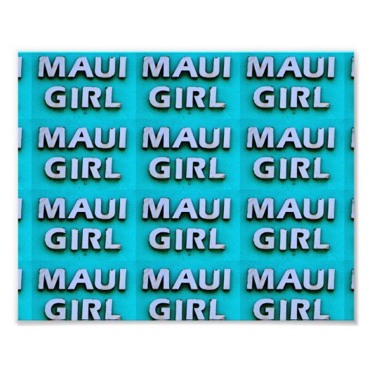 Impression Photo fille maui green (Devant)