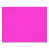 Impression Photo Fille Rose Chaud Couleur Arrière - plan Customiser (Devant)