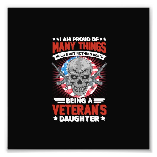 Impression Photo fille vétéran (Devant)