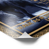 Impression Photo Fils d'amour| Lettre à mon fils Ne vous sentez jam (Coin)