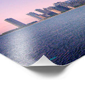 Impression Photo Filtre Sangria Skyline de Chicago (Coin)