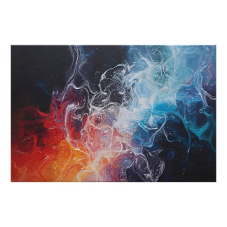 Impression Photo Fire and Ice in Flow