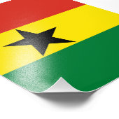 Impression Photo Flag du Ghana (Coin)