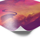 Impression Photo flamant (Coin)