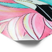 Impression Photo flamant rose (Coin)