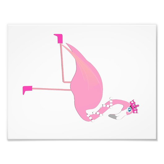 Impression Photo Flamant rose Baby Girl Room Imprimer (2 de 4) (Devant)