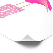 Impression Photo Flamant rose Baby Girl Room Imprimer (4 de 4) (Coin)