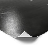 Impression Photo Flamant rose dans une piscine (Coin)