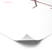 Impression Photo Flamant rose Red Rose (Coin)