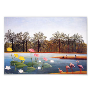 Impression Photo Flamants roses Henri Rousseau Imprimer