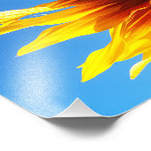 Impression Photo Flamme de tournesol 10x8 (Coin)