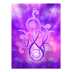Impression Photo Flamme violette / Feu violet